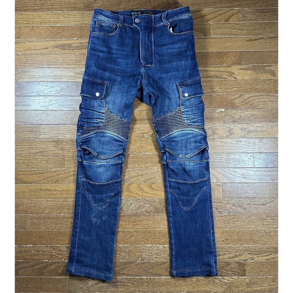 NBT Clothing H/K Type B Motorcycle MOTO Jeans NO ARMOR Men's 30 Tensile Tough
